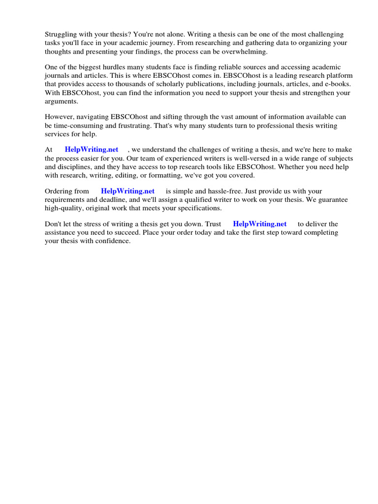 Ebscohost thesis pdf libraries academic journal