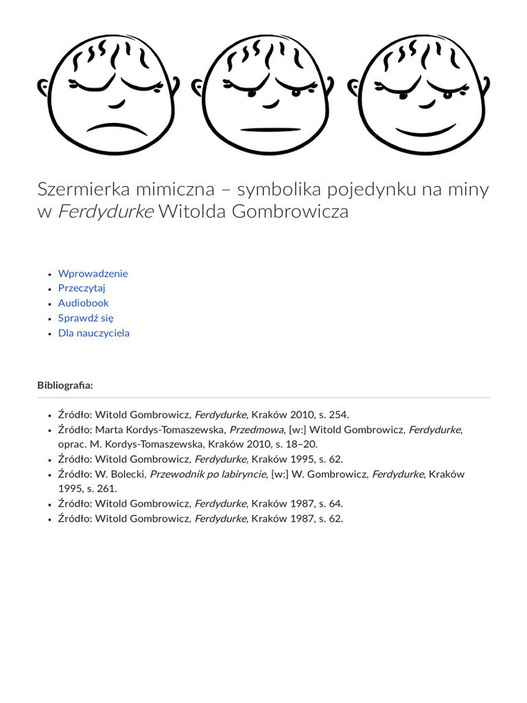 szermierka-mimiczna-symbolika-pojedynku-na-miny-w-ferdydurke-witolda