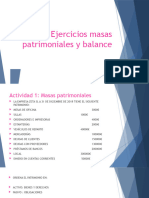 Ejercicios Masas Patrimoniales y Balance