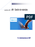 11.4 - Autorizaciones en Sap (Presentacion)