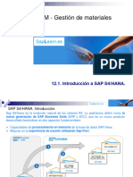 12.1 - Introducción A SAP S4 HANA