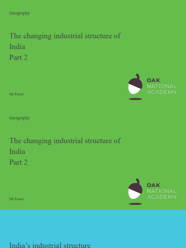 India's Evolving Industrial Structure | PDF | Economic Growth | Agriculture