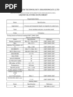 TDS - Glucosa Liquida - Luzhou