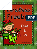 Christmas Freebie Print and Go