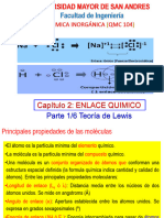 2 ENLACE QUIMICO. Parte 1 Teoría de Lewis