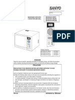 Sanyo EM-D953 Microwave Oven Grill SM