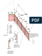 Plano Escalera Miraflores Piso 1 A 2