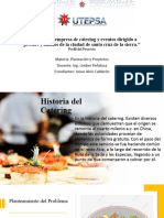 Creacion de Catering para Eventos Jovenes y Adultos