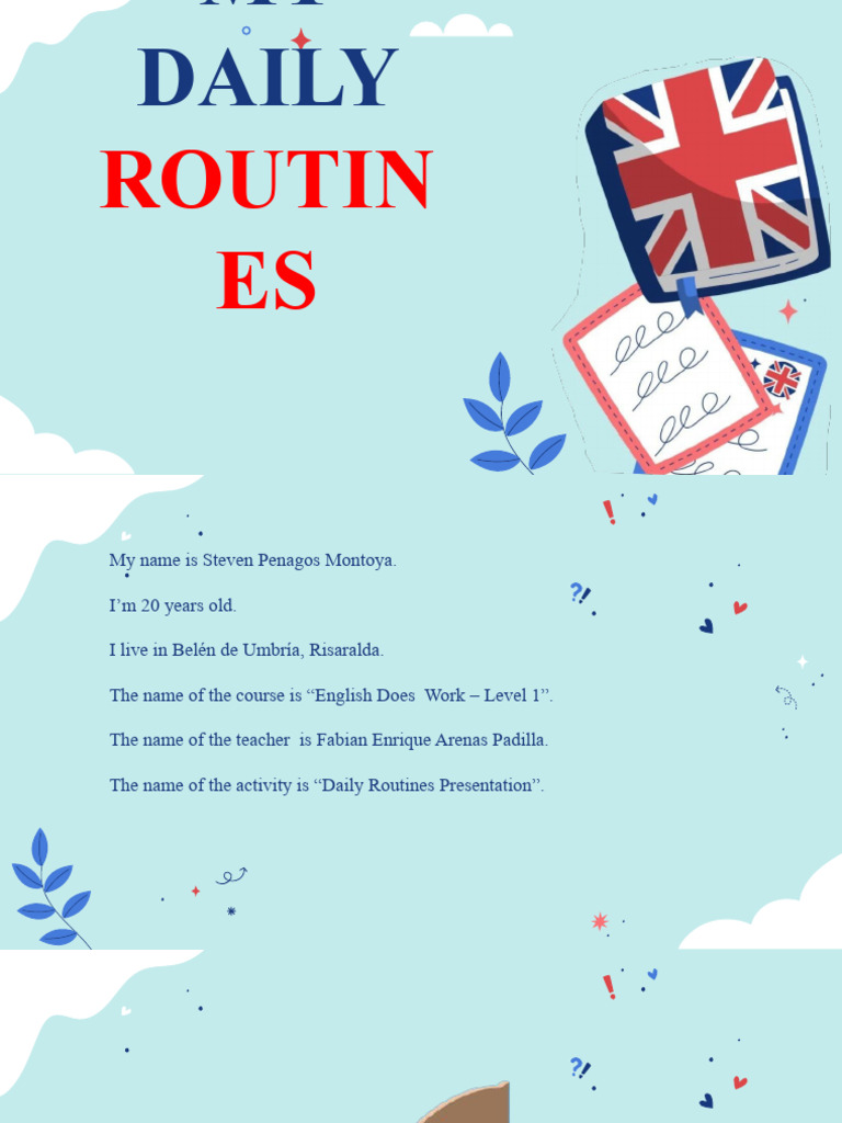 My Daily Routines: A Personal Overview | PDF