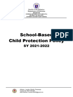 Child Protection Policy SY 2021 2022