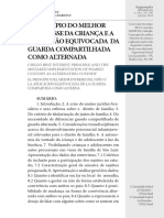 Artigo. O Princípio Do Melhor Interessa Da Criança - Guarda Compartilhada