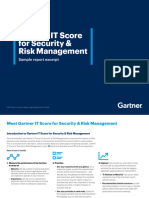 Gartner It Score For Security Risk Management Sample Excerpt2