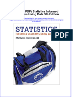 Ebook Ebook PDF Statistics Informed Decisions Using Data 5Th Edition All Chapter PDF Docx Kindle