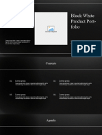 Black White Product Portfolio - PPTMON