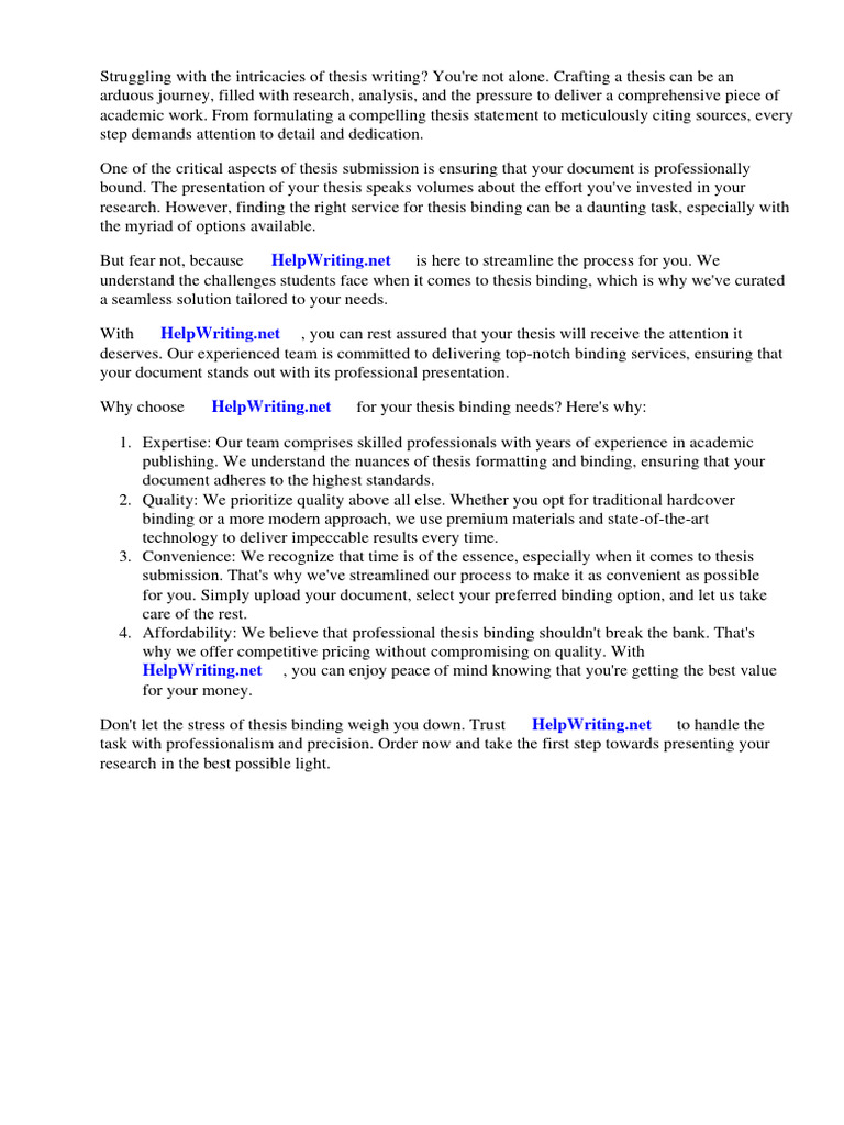Texas Tech Thesis Binding | PDF | Bookbinding | Books