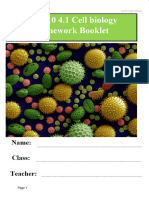 4 1 MARK SCHEME Cell Biology Homework Booklet