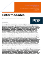 Anestesicos en Enfermedades