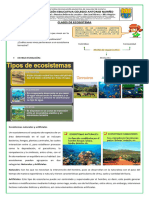 TIPOS DE ECOSISTEMA GRADO 3 Gua Cuarta y Quinta Semana 27 Febrero Al 10 Marzo