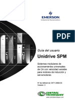 GUIA de USUARIO - Unidrive SPM - Sistemas Modulares de Accionamientos Universales
