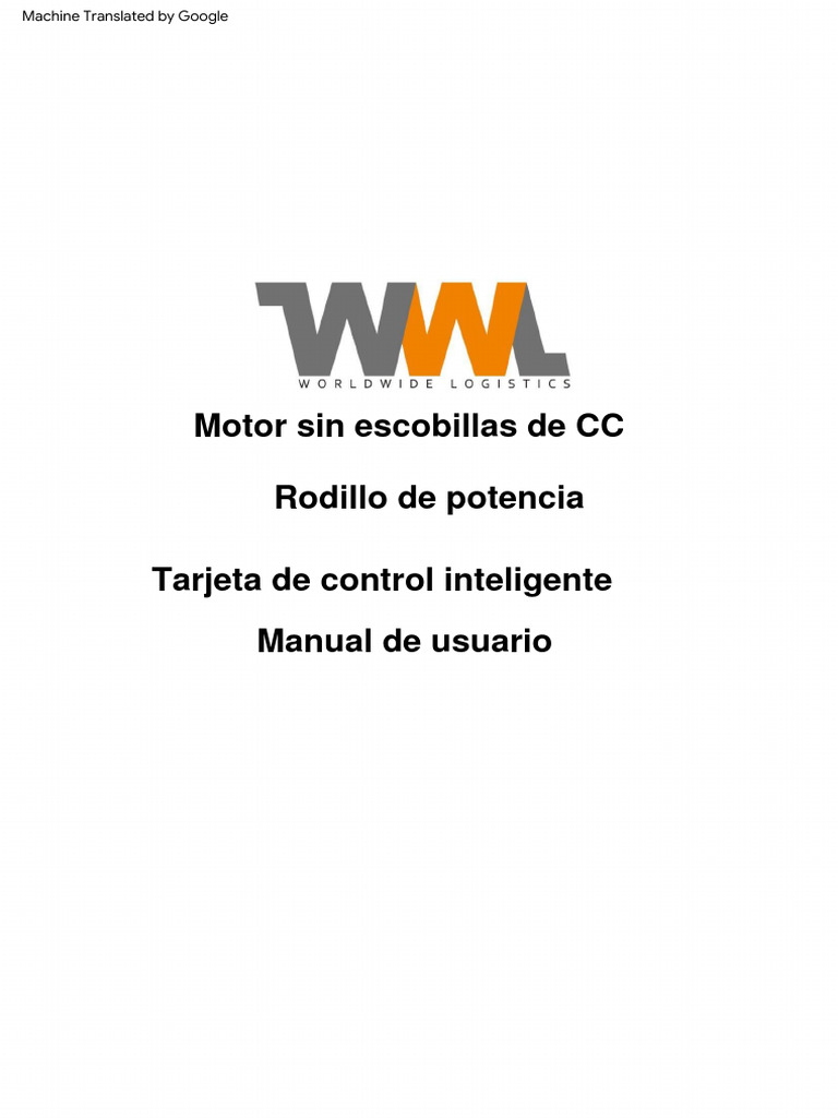 Power Roller Control Card en Español | Descargar gratis PDF | Conector ...