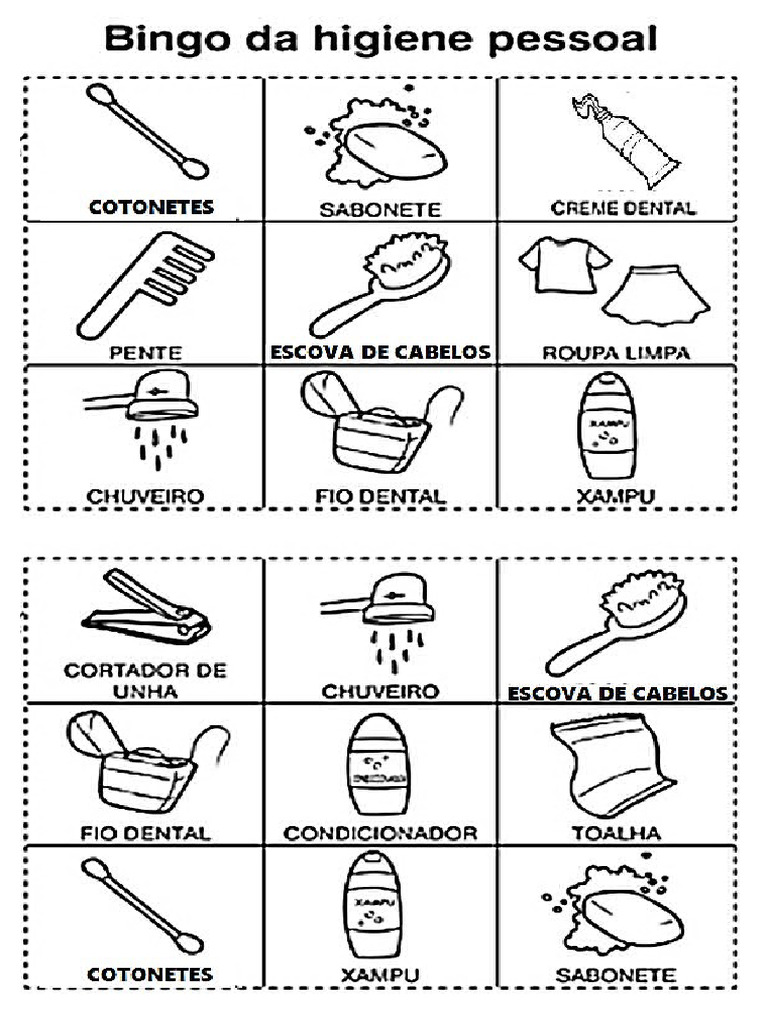 Bingo Higiene Pessoal | PDF