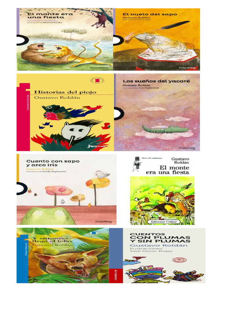 Tapas de Los Libros de Gustavo Roldan | PDF
