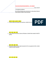 Evaluación de Recuperación Matemática