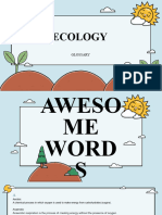 Ecology Glossary