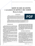 Metais Pesados Na Baia de Santos e Estuários de Santos e São Vicente