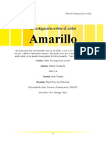 Investigación Sobre El Color: Amarillo