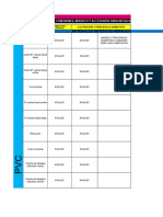 Práctica de Excel