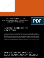 Acceso Directo de Archivos Otros Comando