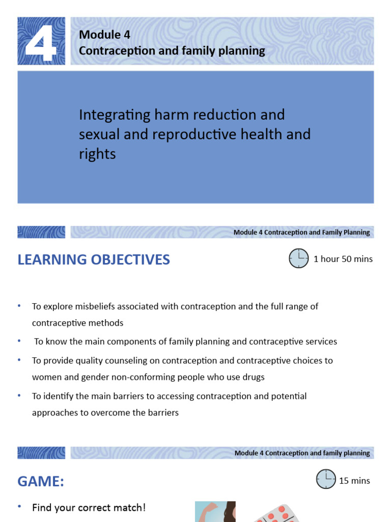 Module 4 Contraception And Family Planning Pdf