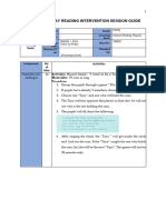 Grade 4 - Lesson Exemplar Reading Frustration March 1