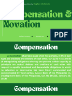 Condonation and Novation