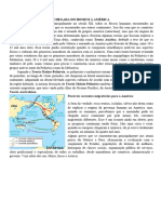 6o HIS Atividade 4 As Origens Da Humanidade Seus Deslocamentos e Os Processos de Sedentarizacao