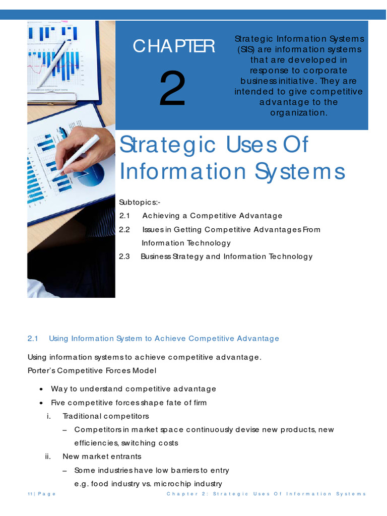 Strategic Uses of Information Systems | PDF | Supply Chain | Value Chain