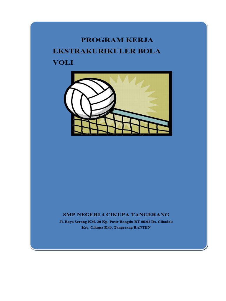 Program Eskul Voli 2021 | PDF