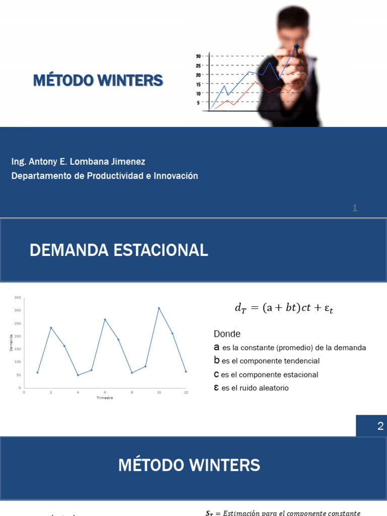 Método Winters para Pronósticos Estacionales | PDF
