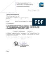 Carta #98-2022-UNAB-DEPIA - Resultado de Evaluación de Proyecto de Tesis - GOMEZ RAMIREZ MELISSA