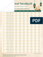 Jadwal Imsakiyah Ramadhan IQRO