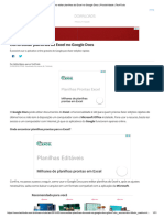 Como Editar Planilhas Do Excel No Google Docs - Produtividade - TechTudo