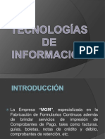 TECNOLOGÍAS DE INFORMACIÓN