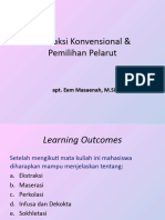 Ekstraksi Konvensional & Pemilihan Pelarut: Apt. Eem Masaenah, M.Si