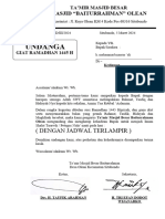 Surat Imam Tarawih & Nida'