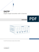 Digital Weight Transmitter With 4 Channels: User Manual