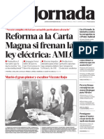 2021 03 18 Reforma A La Carta Magna Si Frenan La Ley Elctrica AMLO