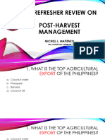 Post Harvest Management