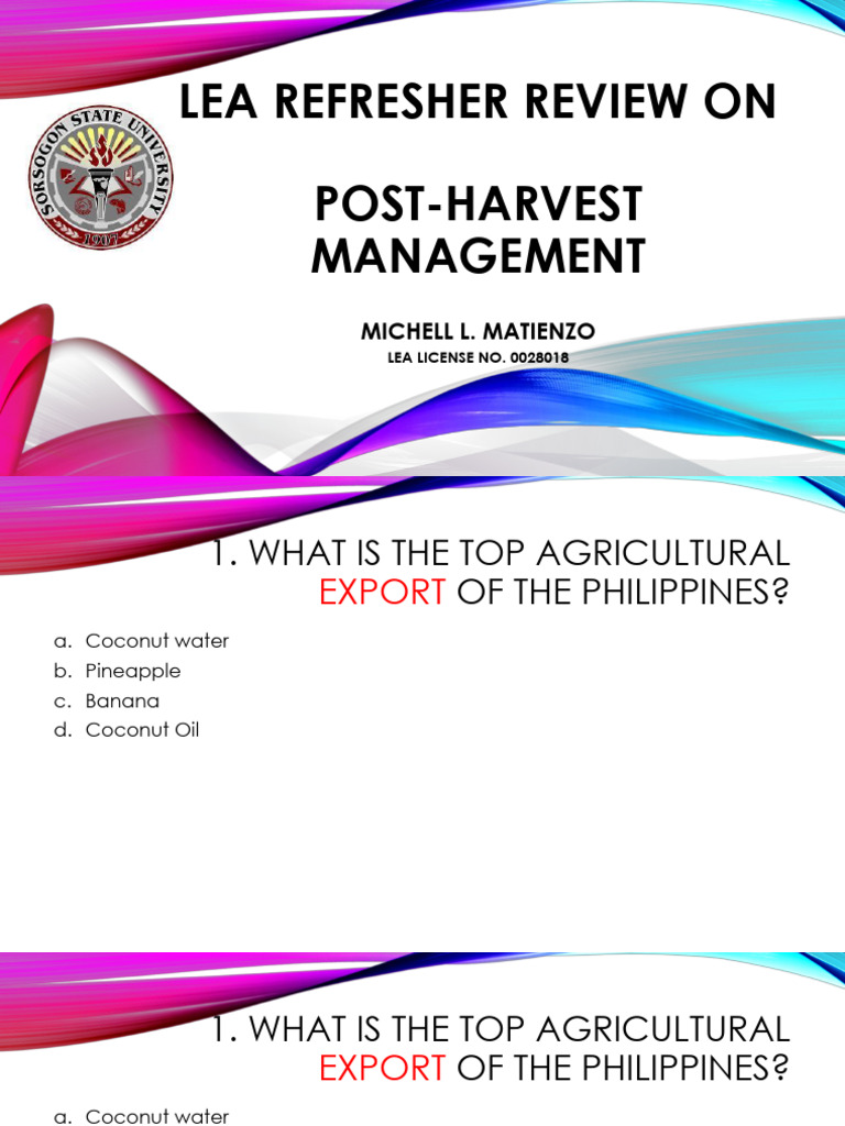 Post Harvest Management | PDF | Maize | Vegetables