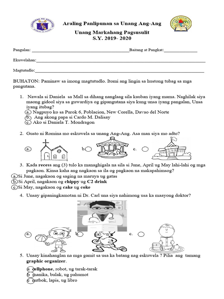 Aral Pan - Grade 1 3 | PDF